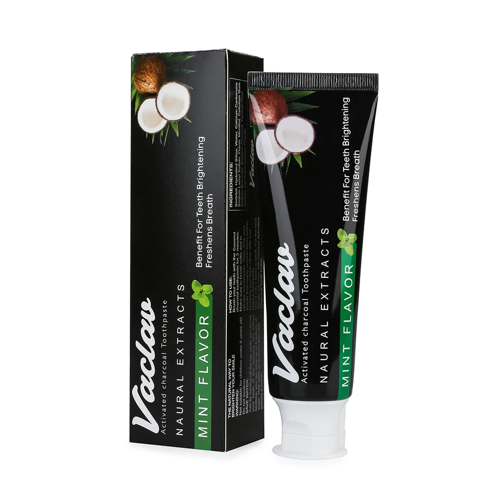Teeth Whitening Activated Charcoal Toothpaste – Mint Flavor