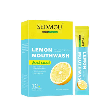 V34 Whitening Mouthwash – Travel-Friendly 20-Pack