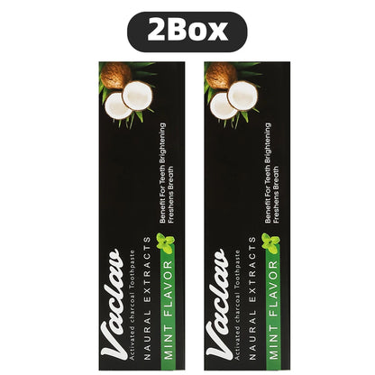 Teeth Whitening Activated Charcoal Toothpaste – Mint Flavor